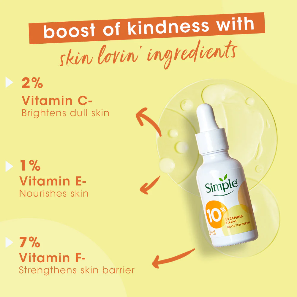 10% Vitamin C+E+F Booster Serum - 15ml - Image 3