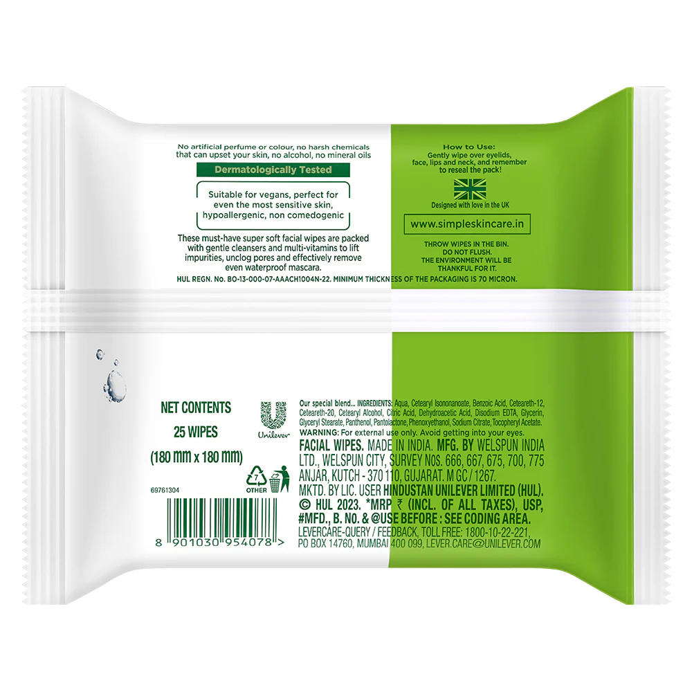 Micellar Cleansing Wipes - 25 wipes - Image 9