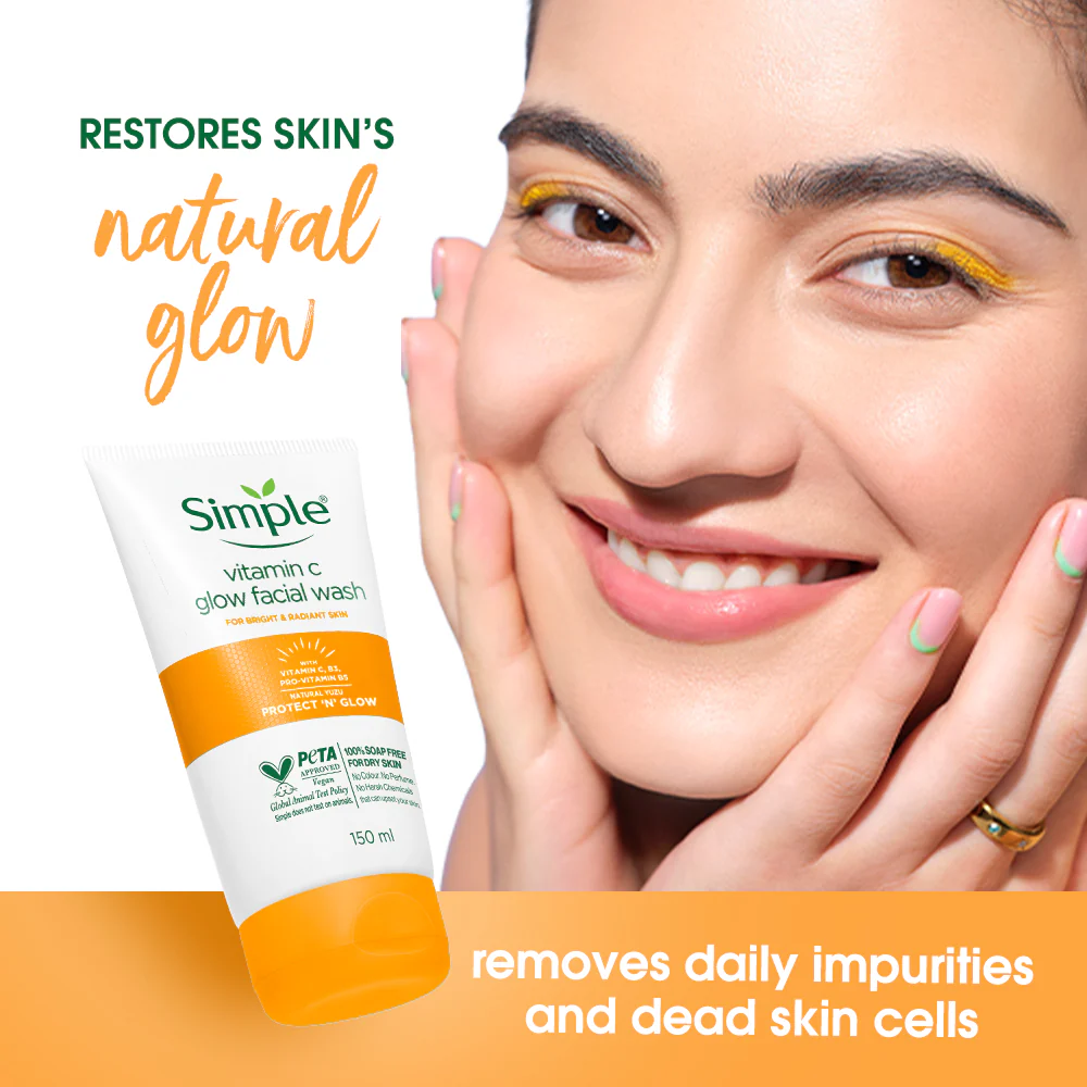 Vitamin C Glow Facial Wash 150ml - Image 3