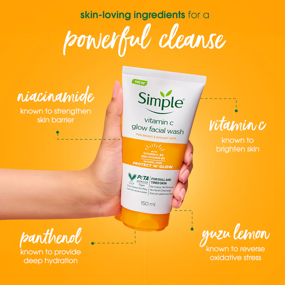 Vitamin C Glow Facial Wash 150ml - Image 5